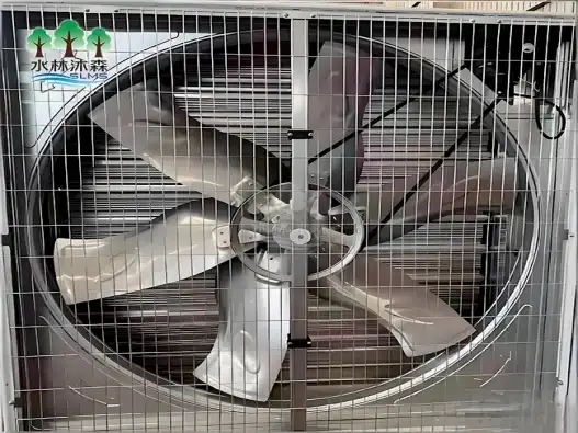 What size negative pressure fan is needed for a breeding house